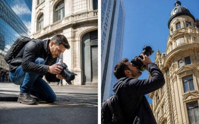 Plongée et contre-plongée : maîtriser les angles de prise de vue en photographie