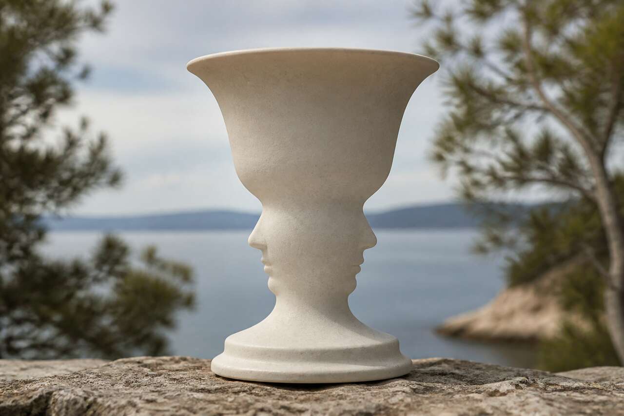 Gestalt, vase de rubin et images ambigu&euml;s : quand la figure bascule