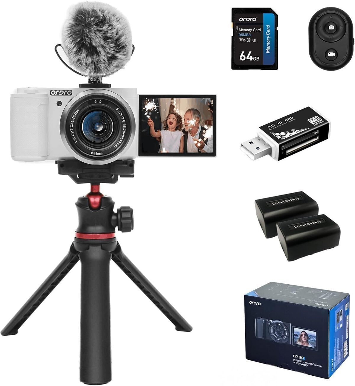 Test de l'appareil photo Ordro G730 : performances 5K et zoom optique 12x