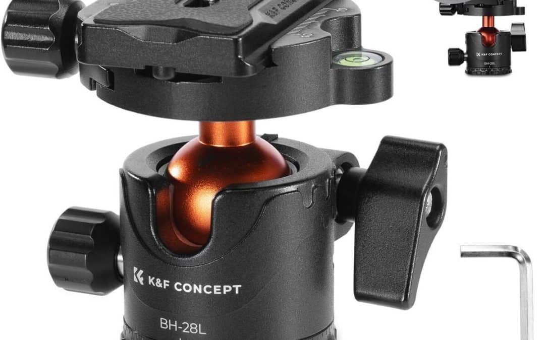 Test : rotule ball K&F Concept 360° pour trépied et caméra