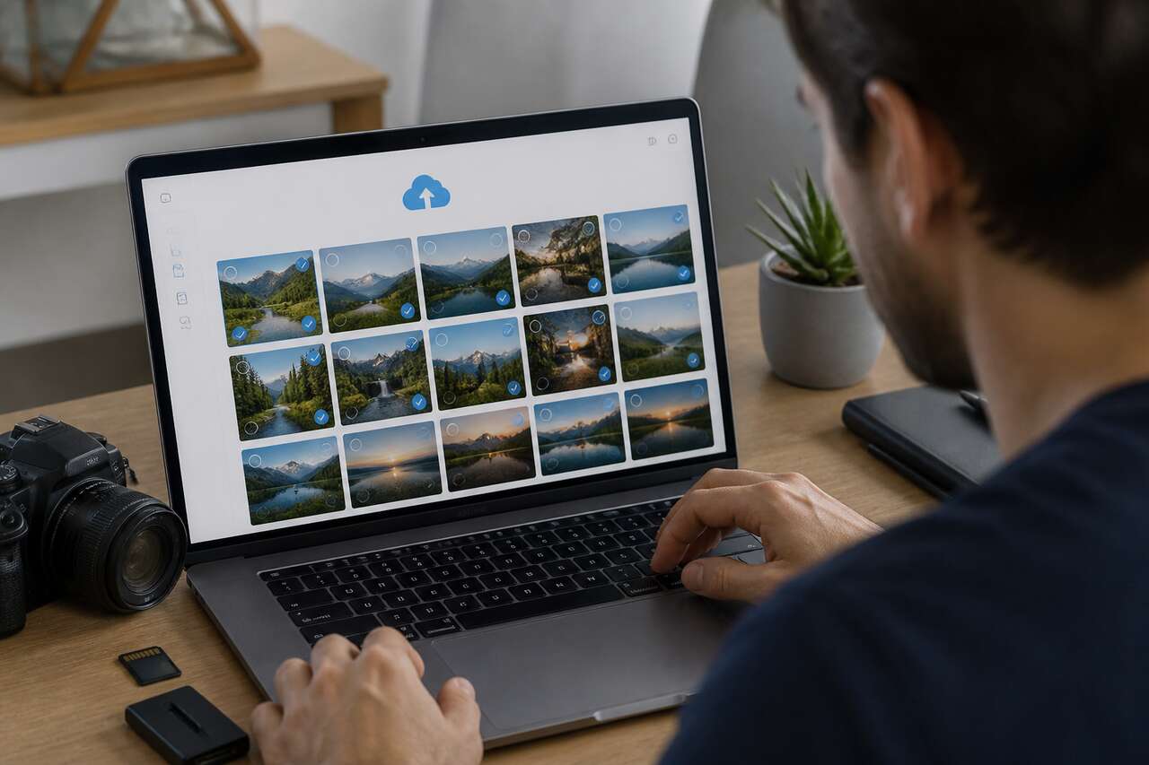 Stockage photo gratuit : sauvegarder et retrouver ses clich&eacute;s dans le cloud