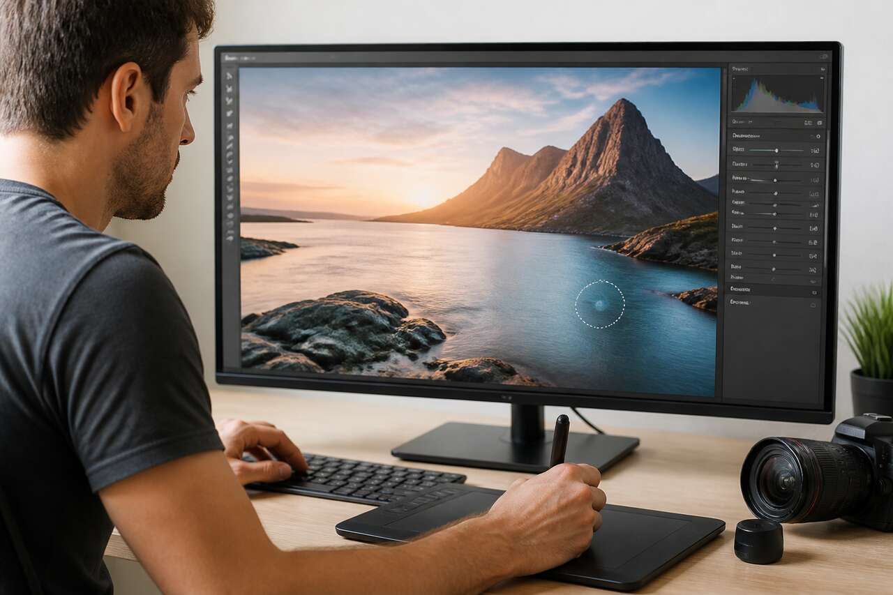 Retouches locales : enlever les éléments gênants et guider le regard Retouches locales : enlever les éléments gênants et guider le regard