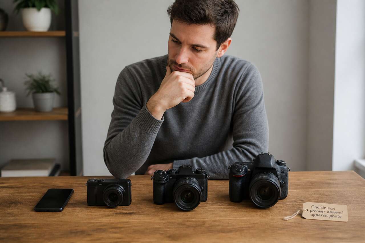 Choisir avec quoi commencer : smartphone, compact, hybride ou reflex