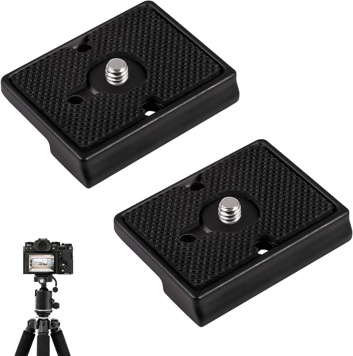 Test : plaque de dégagement rapide Manfrotto 200PL en aluminium antidérapante