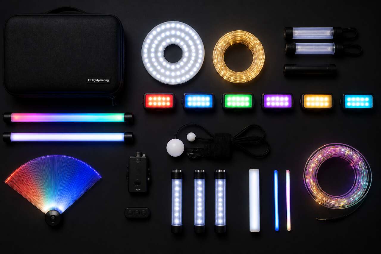Sources lumineuses et accessoires: led, tube, kit lightpainting Sources lumineuses et accessoires: led, tube, kit lightpainting
