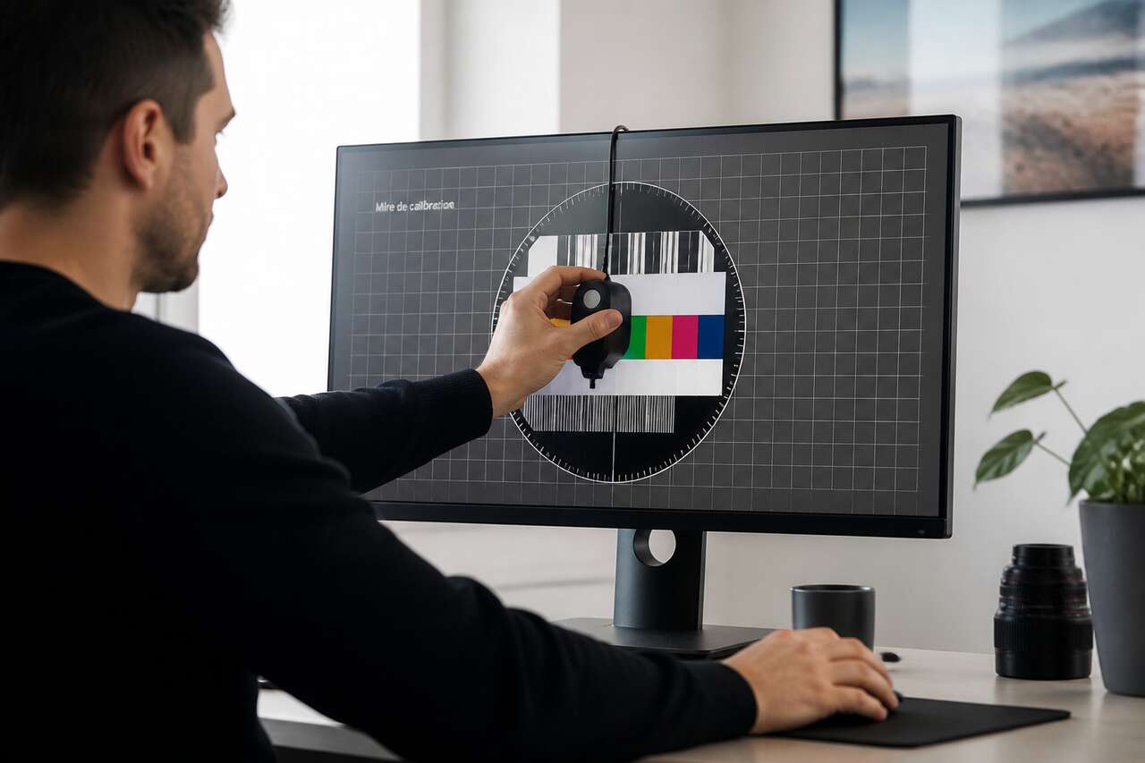 Réglage et calibration de son écran avec une mire