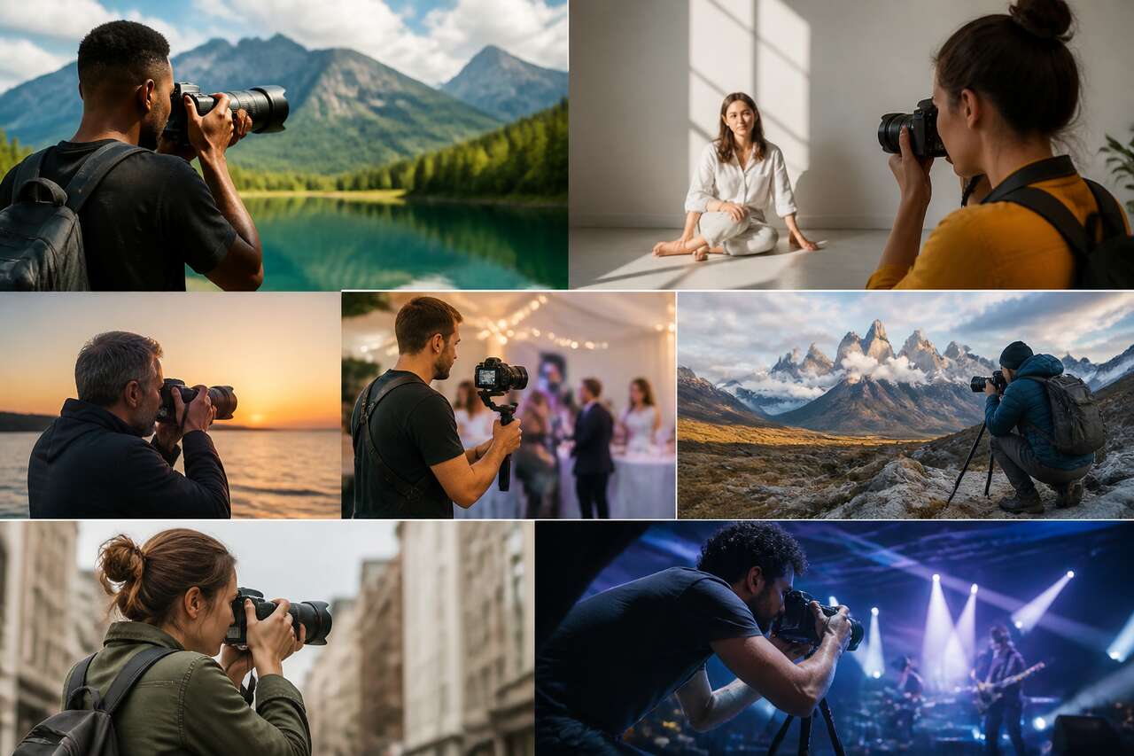 Panorama des m&eacute;tiers li&eacute;s &agrave; la photographie: les grandes familles