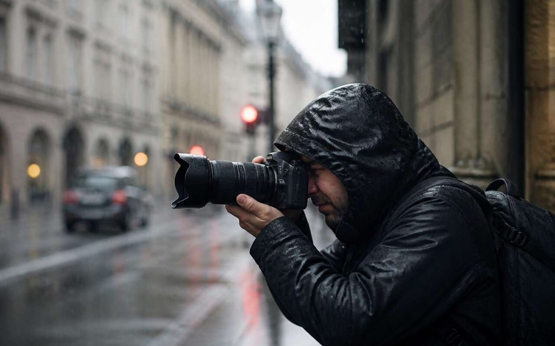 Photographier par temps de pluie : conseils et astuces