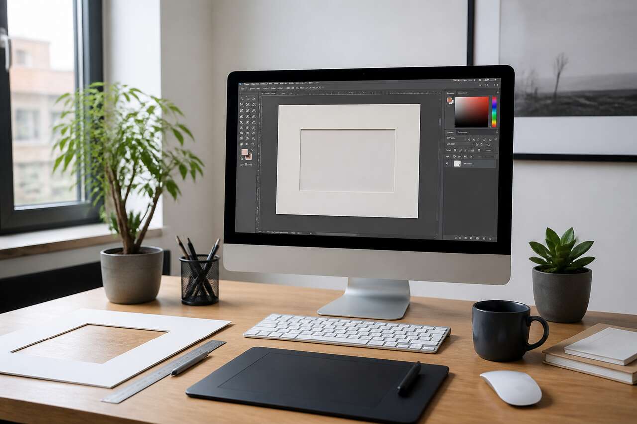 Créer un passe-partout avec GIMP