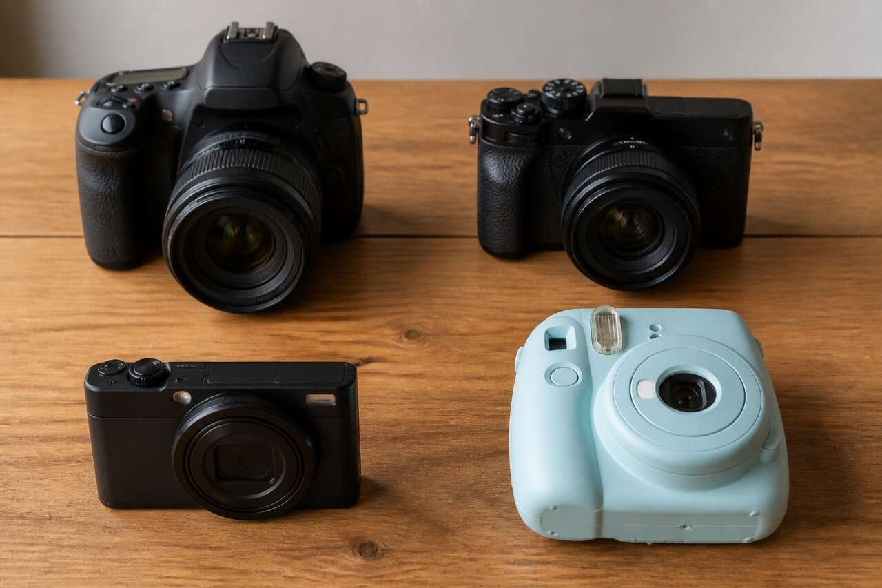 Les 4 types d’appareil photo et à qui ils conviennent Les 4 types d’appareil photo et à qui ils conviennent