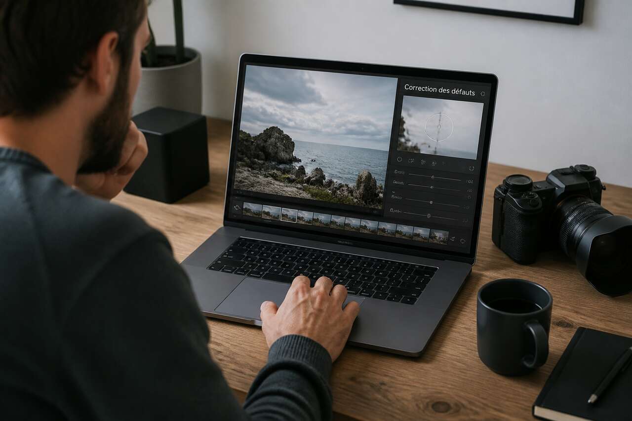 L'outil correction des défauts de Lightroom